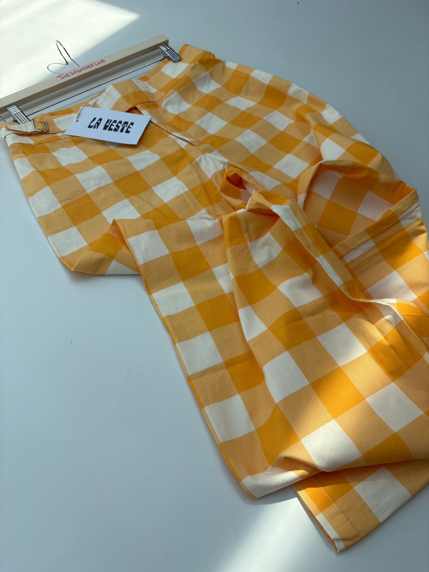 Pantaloni check La Veste