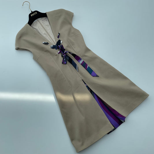 Mini-robe à lacets Pucci