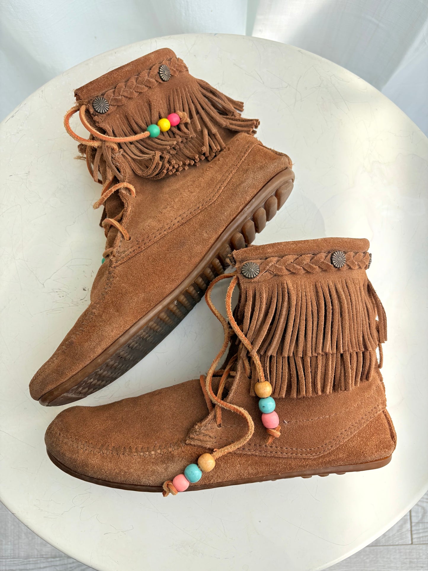 Minnetonka Double Fringe tramper