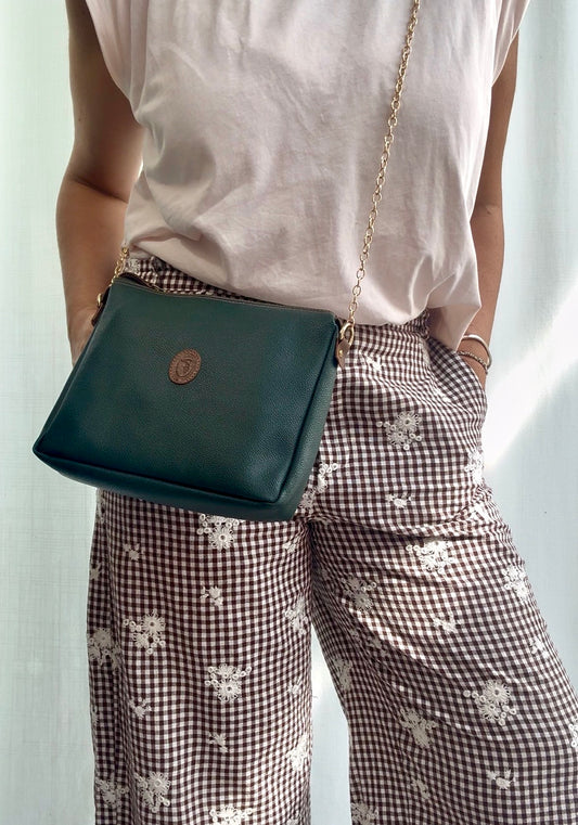 Tracollina Trussardi verde bosco