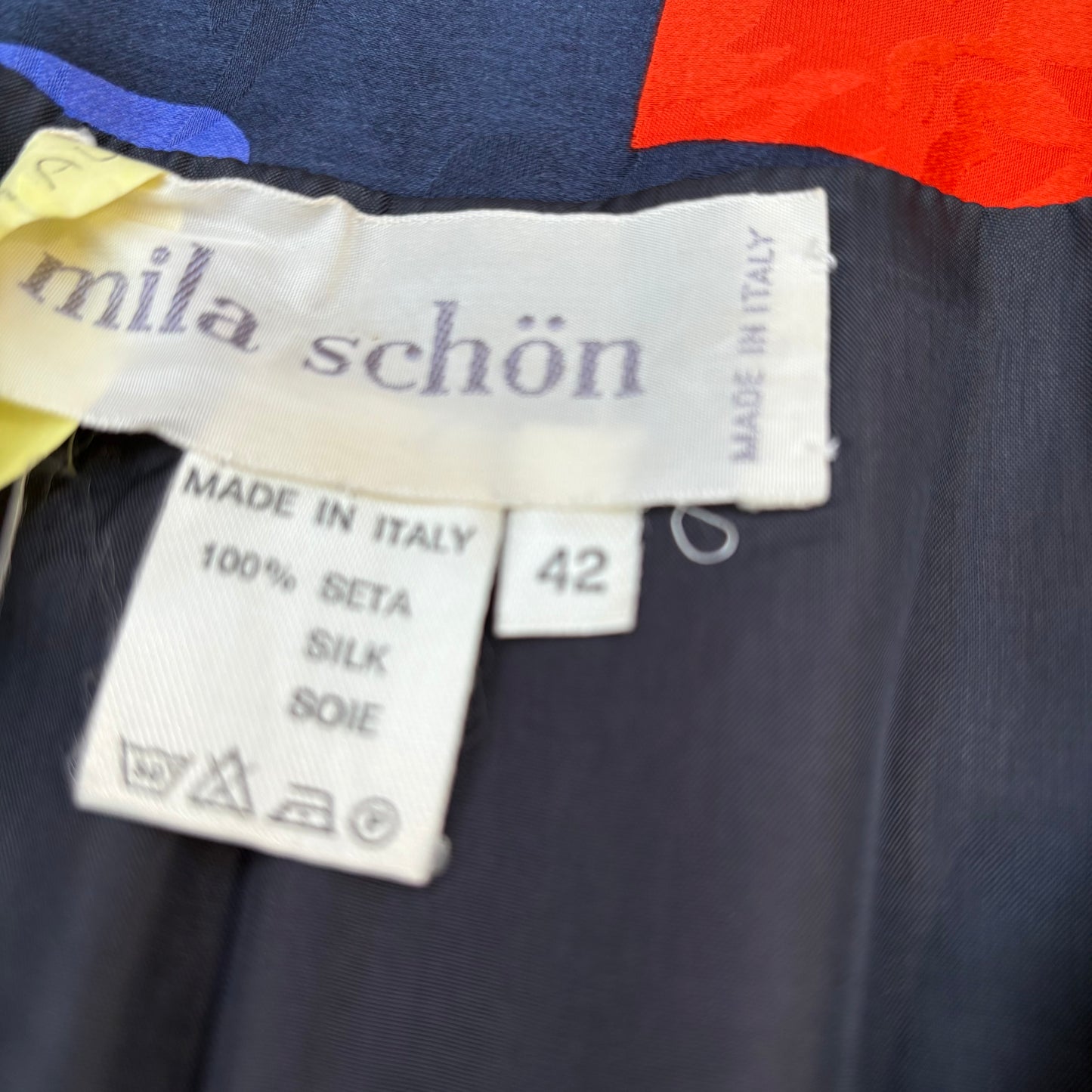 Mila Schön giacca in seta