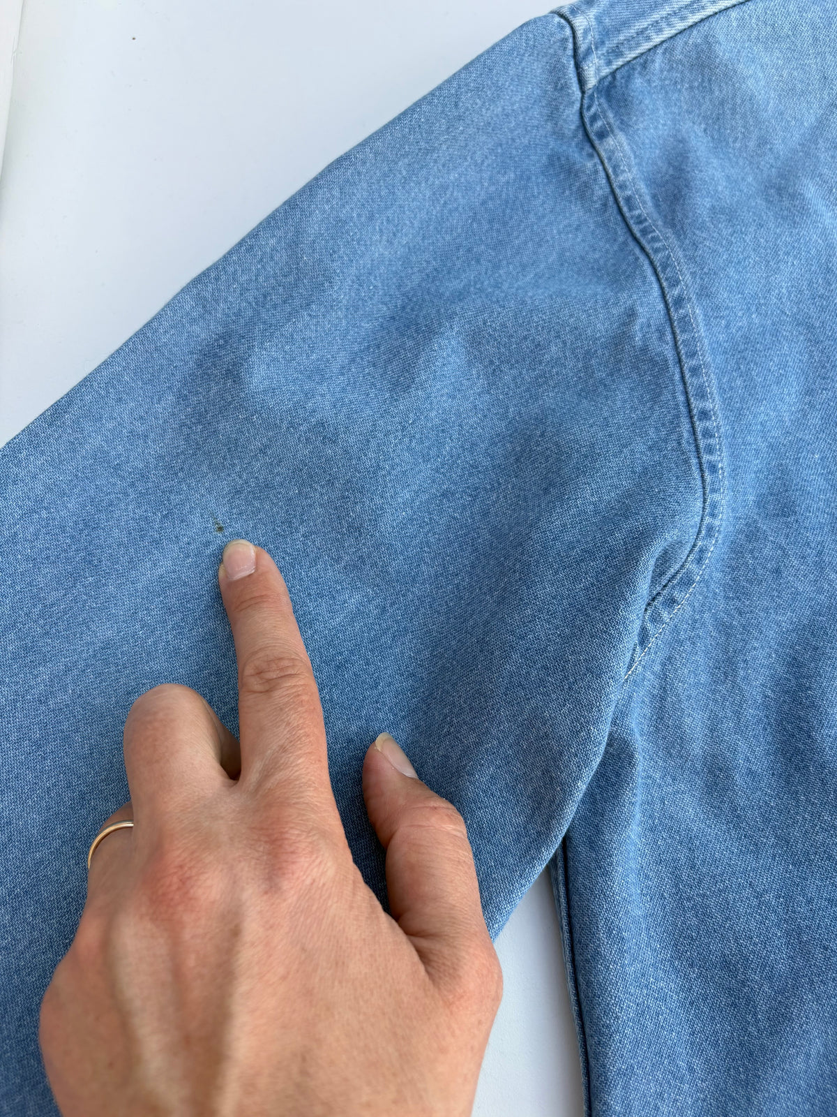 Camicia Schvili jeans con Pippo rugbista