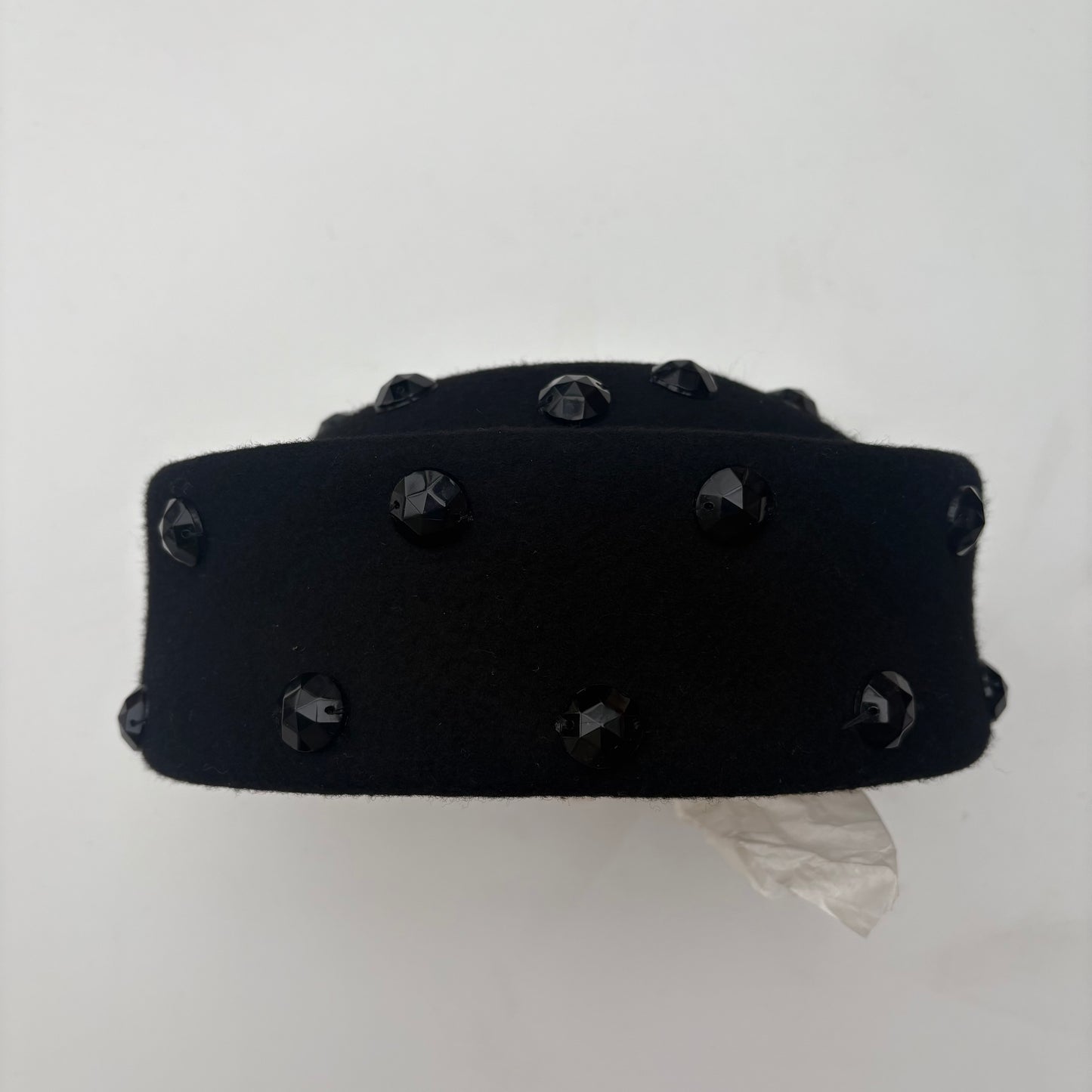 Pillbox nero- cappello tamburello