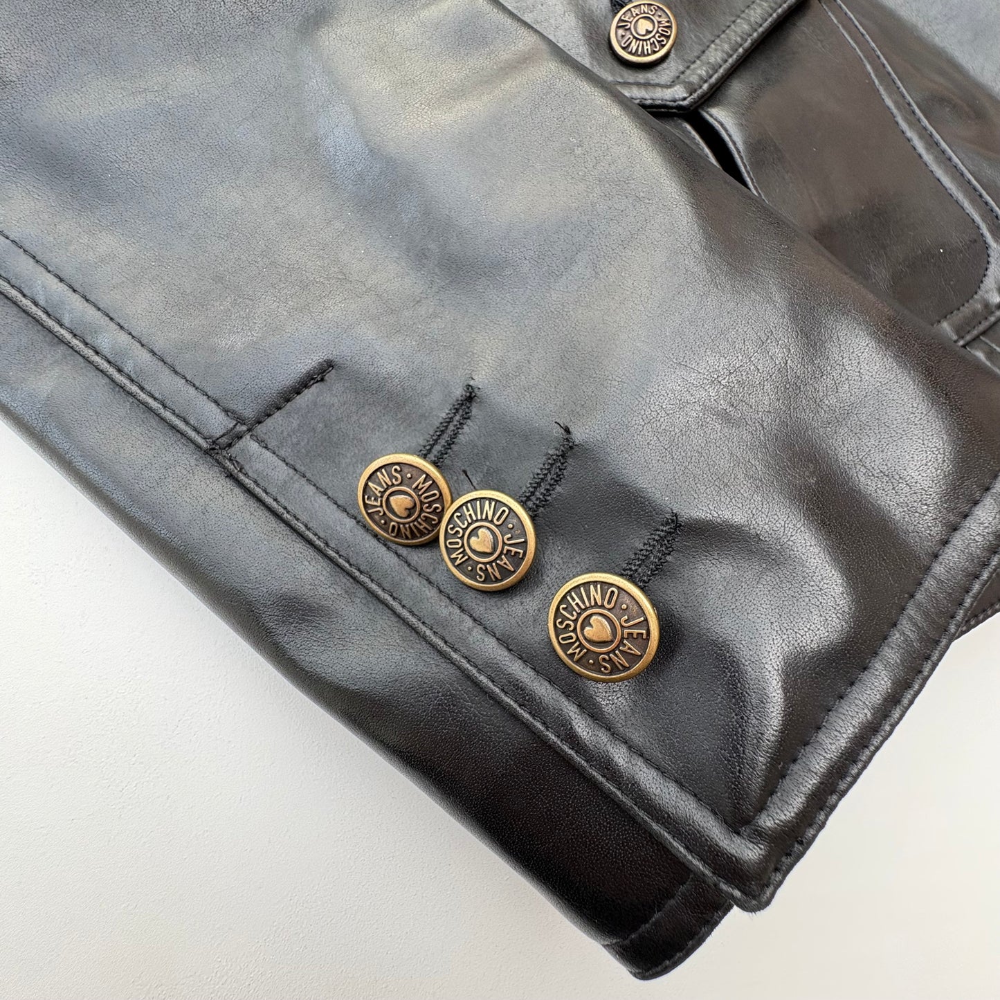 Moschino blazer similpelle