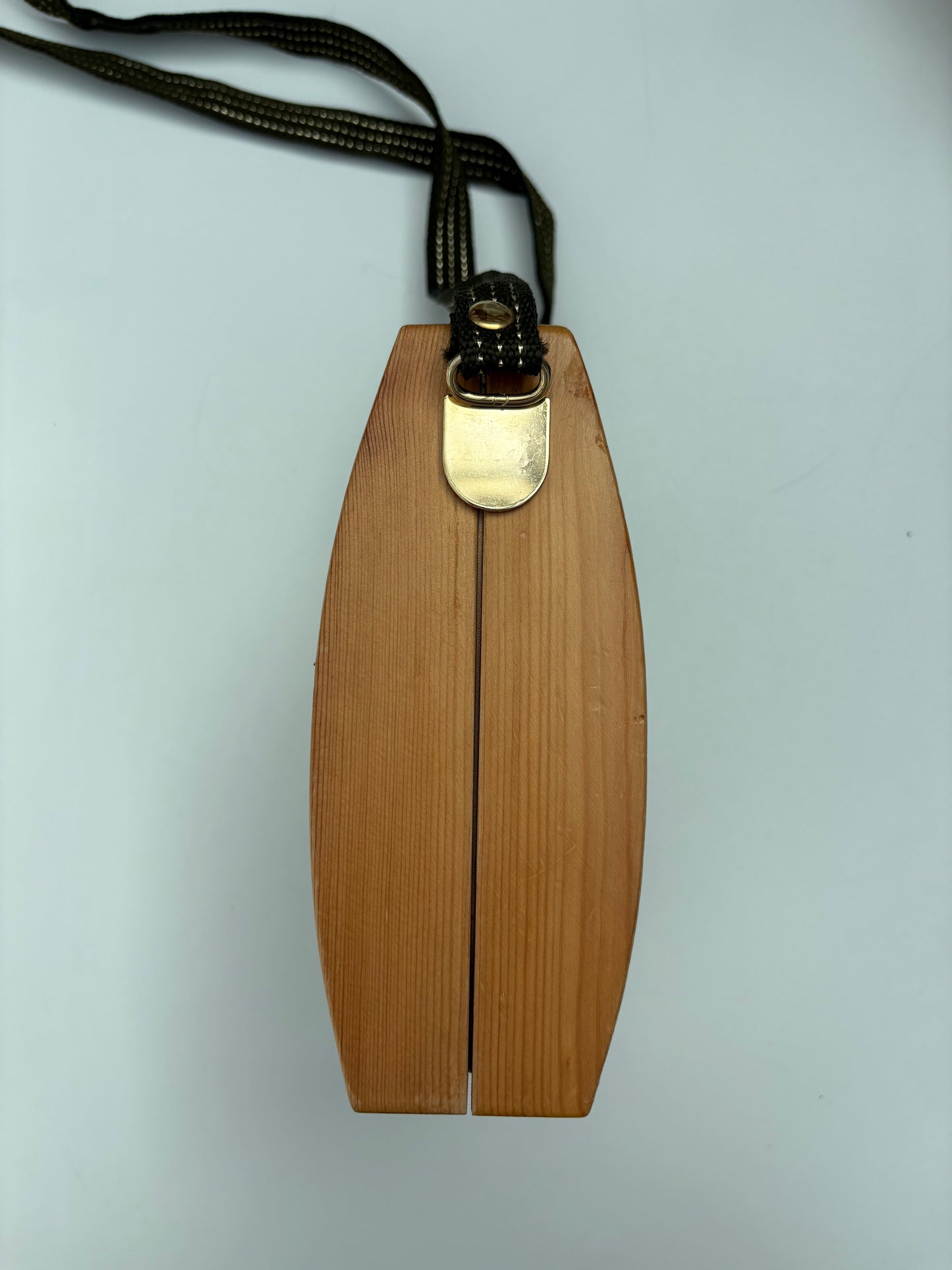 Borsa rigida vimini e legno