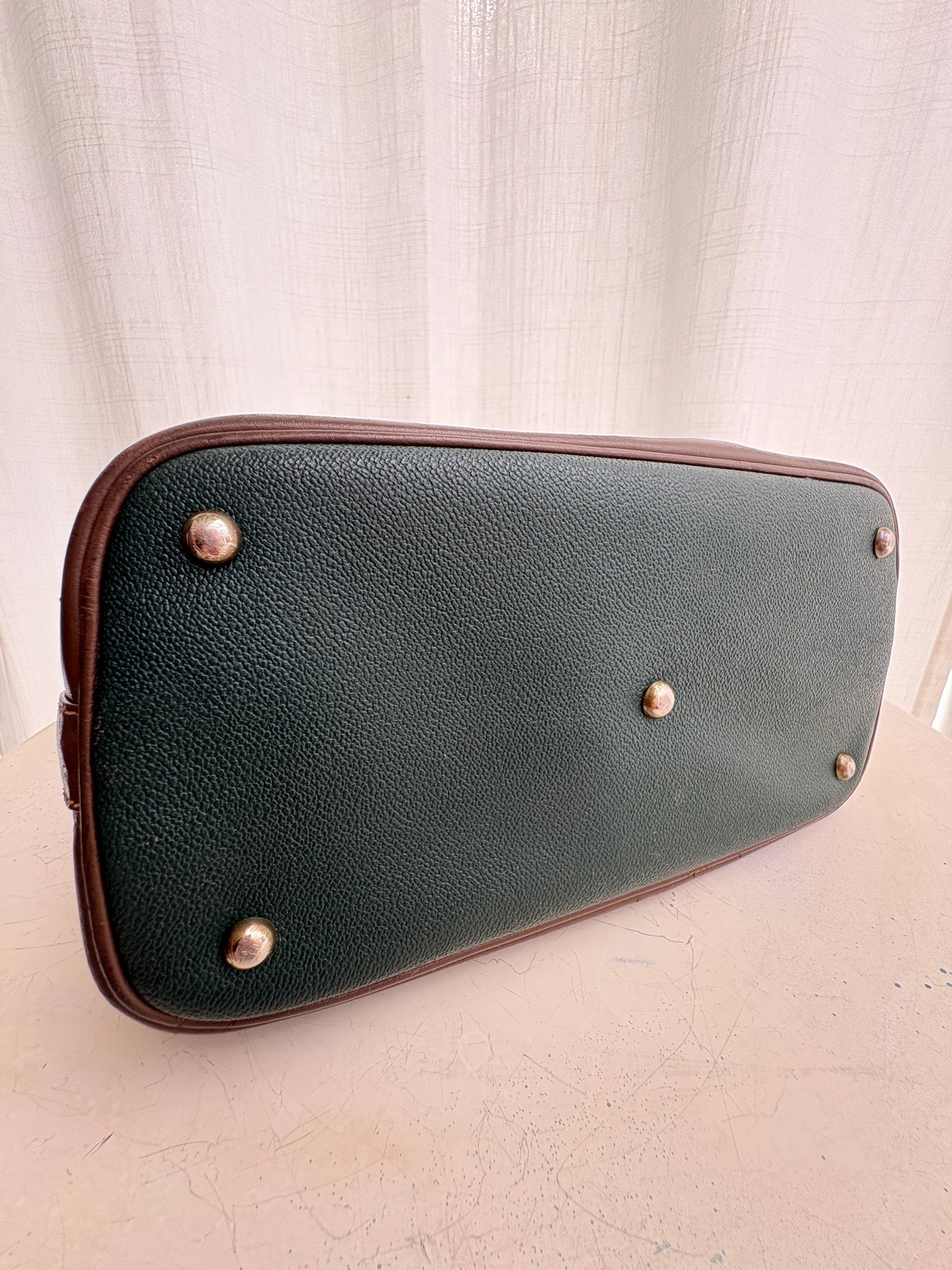 Secchiello Trussardi verde bosco con patta