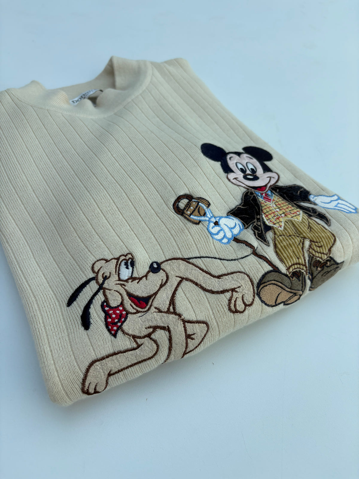 Donaldson Pull beige con topolino e pluto