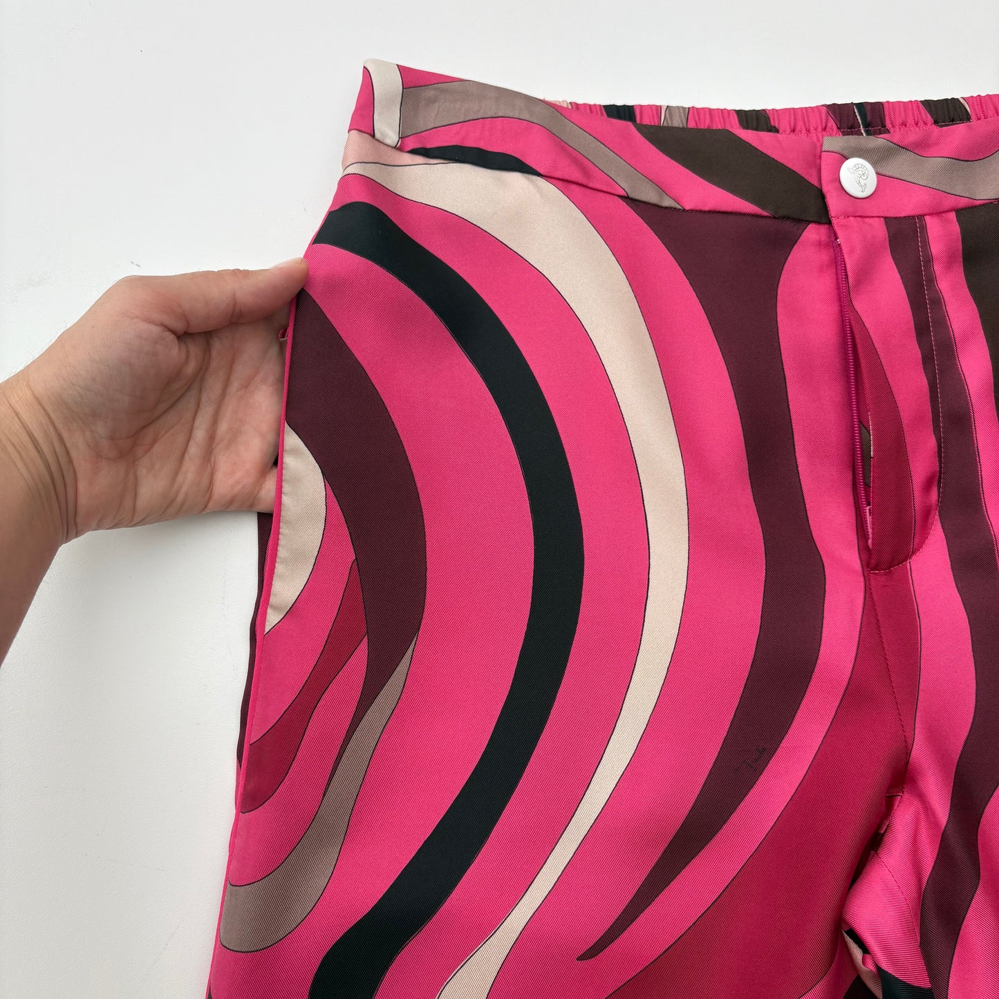 Pucci marble print trousers