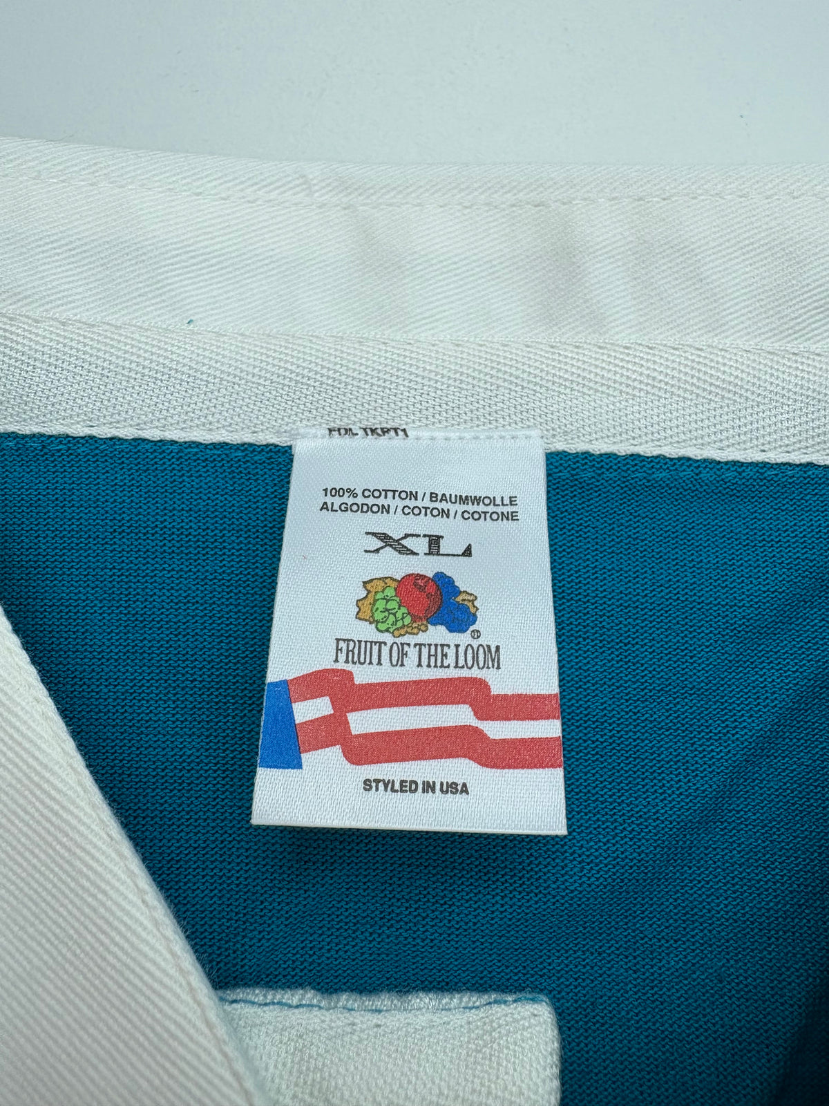 Polo rugby Fruit of the loom ottanio