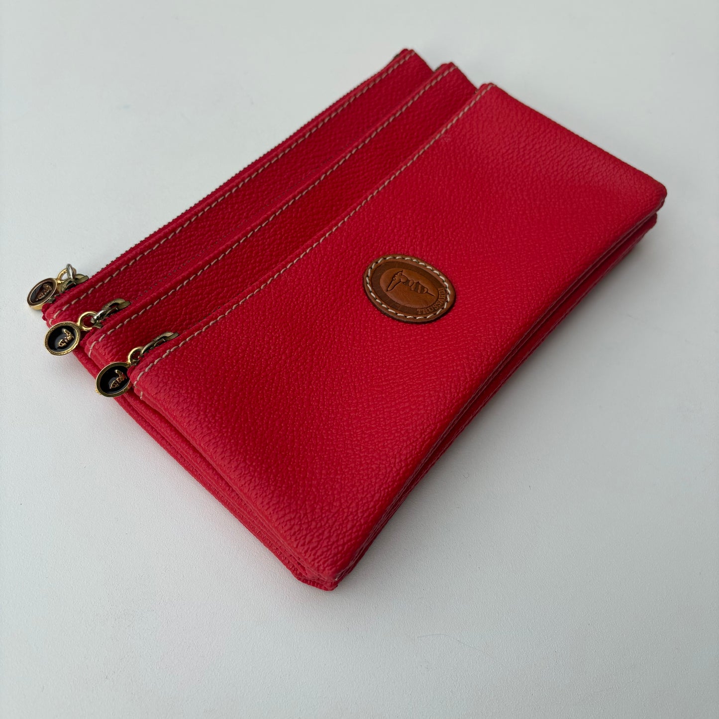 Pochette tris rossa Trussardi