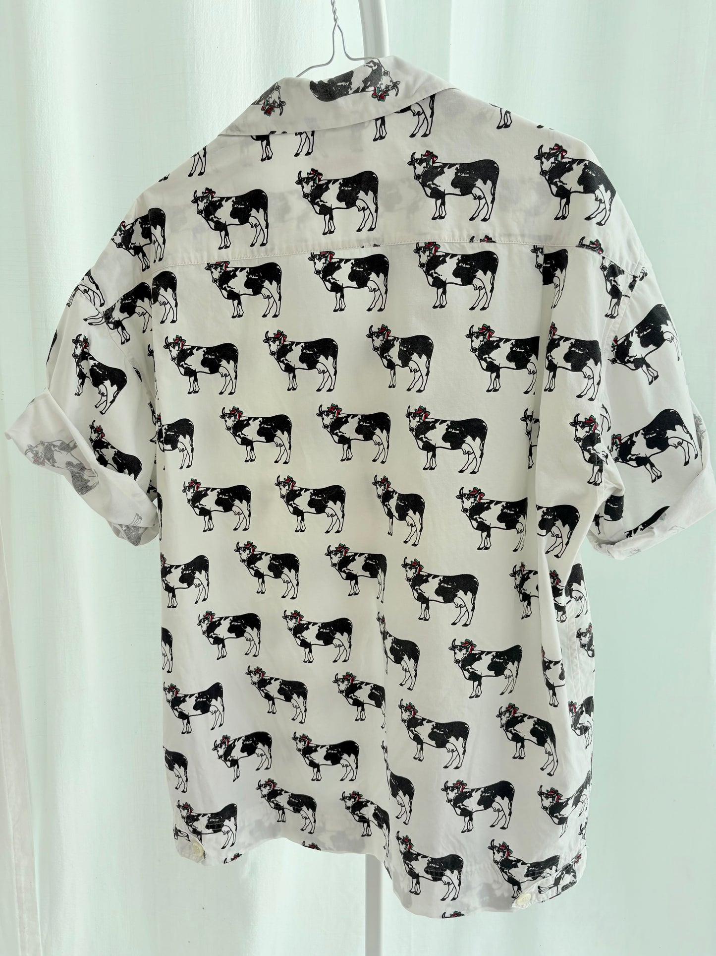 Moschino shirt con mucca