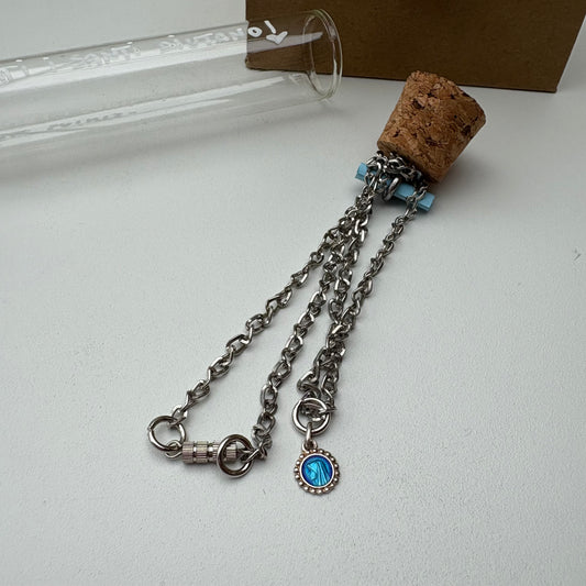 Collanina Lourdes-silver