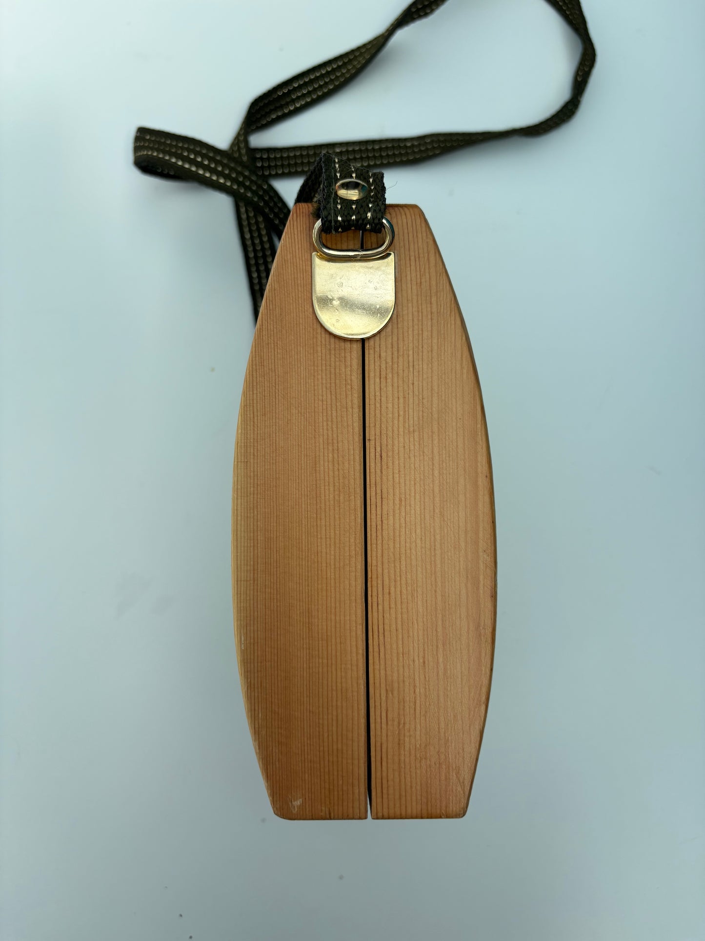 Borsa rigida vimini e legno