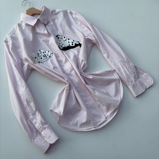 Dalmata shirt in rosa